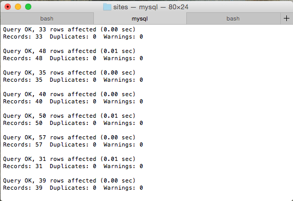 Import a Huge Database with MySQL Command Line in MAMP