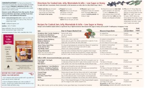 Colorful directions on how to make jam and jelly with Pomona's Pectin.